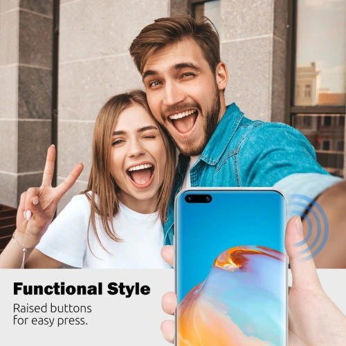 Etui Crong Crystal Slim Cover Huawei P40 Pro (przezroczysty)