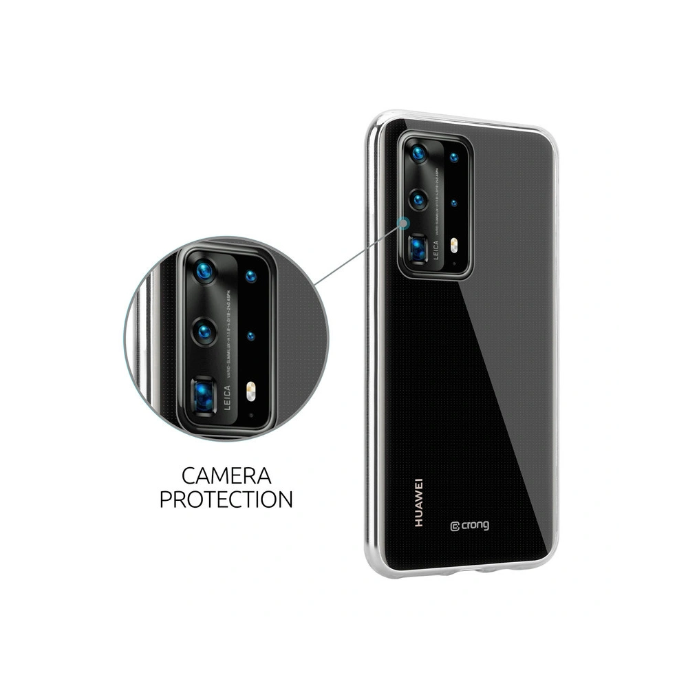 Hurtownia GSM - Etui Crong Crystal Slim Cover Huawei P40 Pro (átlátszó) - CRG173 - {ean13} - Hurt