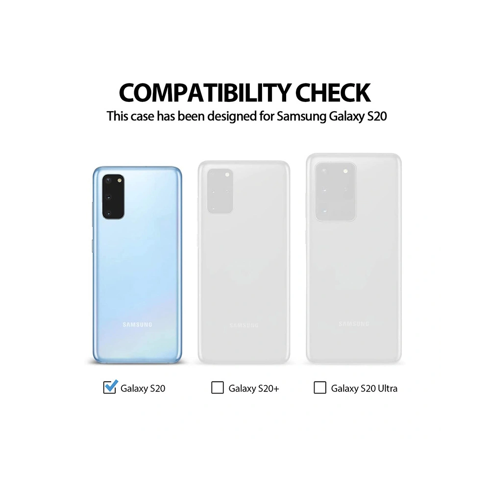 Hurtownia GSM - Etui Crong színes borító Samsung Galaxy S20 (piros) - CRG175 - {ean13} - Hurt