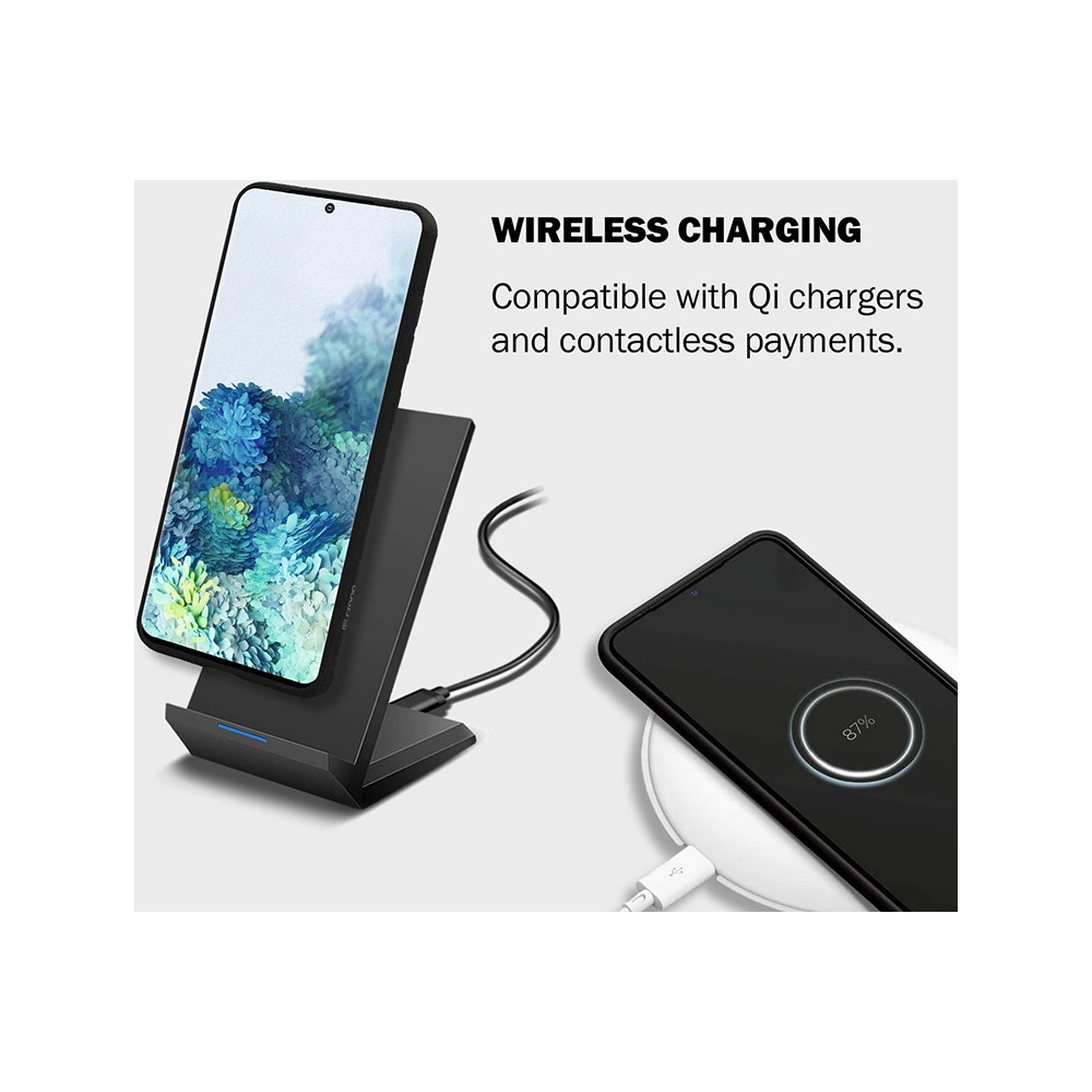 Hurtownia GSM - Etui Crong színes borító Samsung Galaxy S20+ Plus (fekete) - CRG178 - {ean13} - Hurt