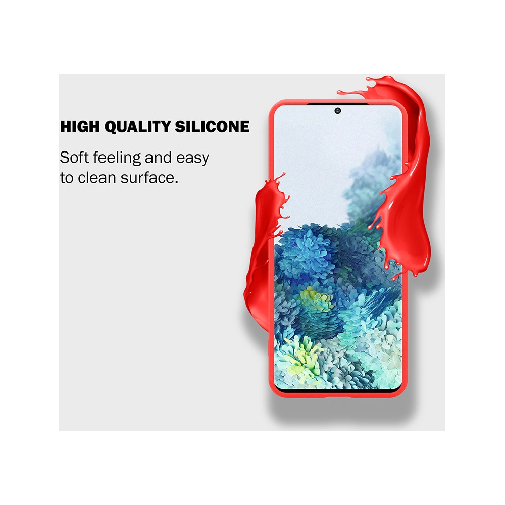 Hurtownia GSM - Etui Crong Color Cover Samsung Galaxy S20+ Plus (czerwony) - CRG179 - {ean13} - Hurt