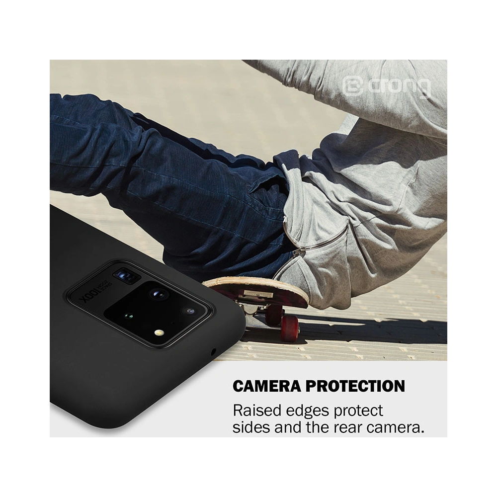 Hurtownia GSM - Etui Crong Színes Borító Samsung Galaxy A51 (fekete) - CRG185 - {ean13} - Hurt