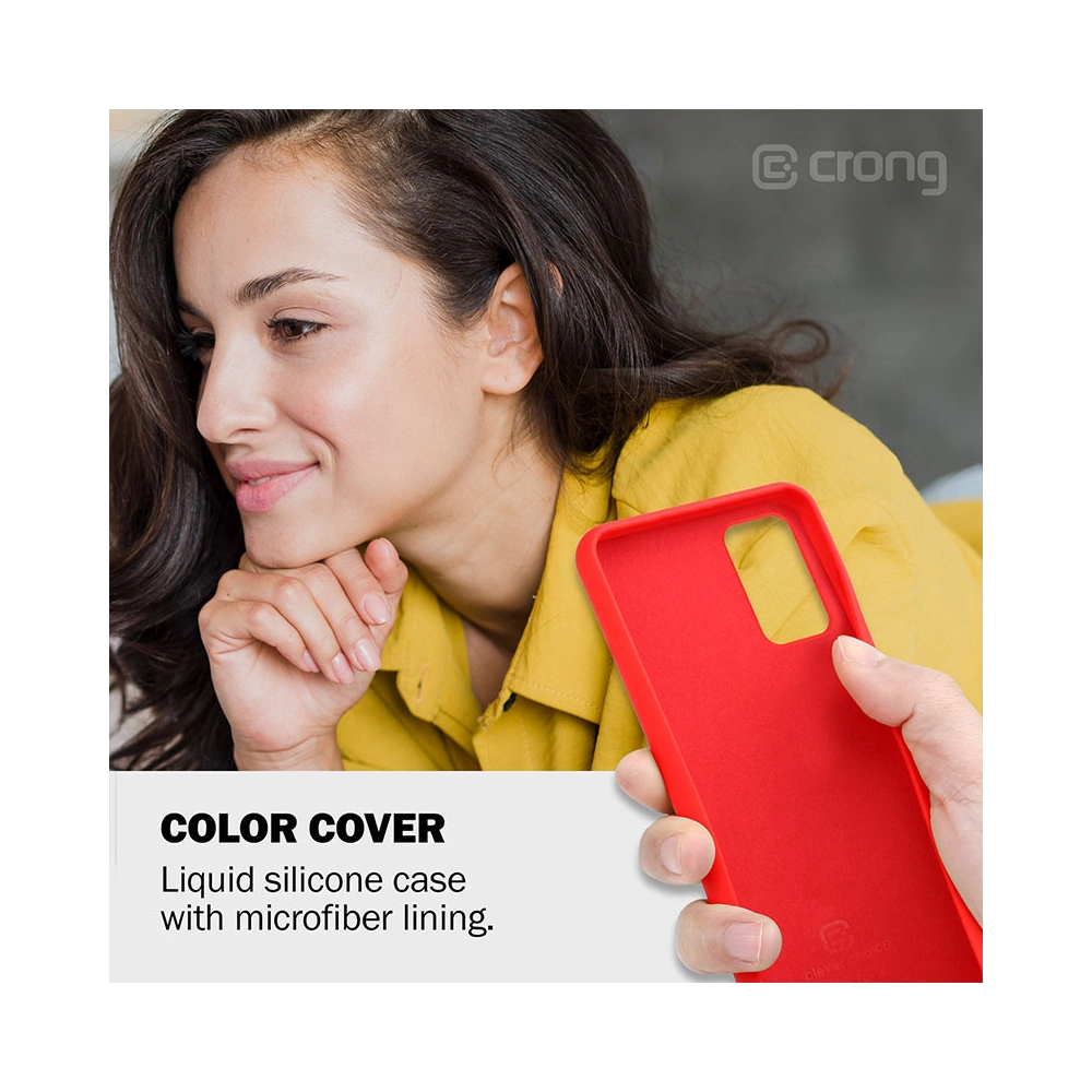 Hurtownia GSM - Etui Crong Színes Borító Samsung Galaxy A51 (fekete) - CRG185 - {ean13} - Hurt