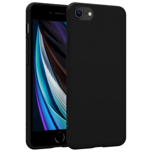 Crong Distributor - 5907731984072 - CRG186 - Crong Color Cover Apple iPhone SE 2022/SE 2020/8/7 (black) - B2B homescreen