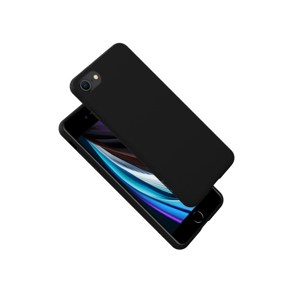 Hurtownia GSM - Etui Crong Color Cover Apple iPhone SE 2022/SE 2020/8/7 (negru) - CRG186 - {ean13} - Hurt