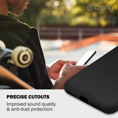 Etui Crong Color Cover Apple iPhone SE 2022/SE 2020/8/7 (czerwony)