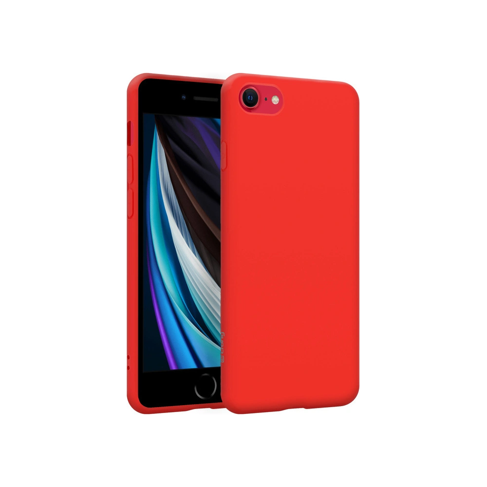 Wholesale Crong Color Cover Apple iPhone SE 2022/SE 2020/8/7 (red) - CRG187 - {ean13} - Hurt