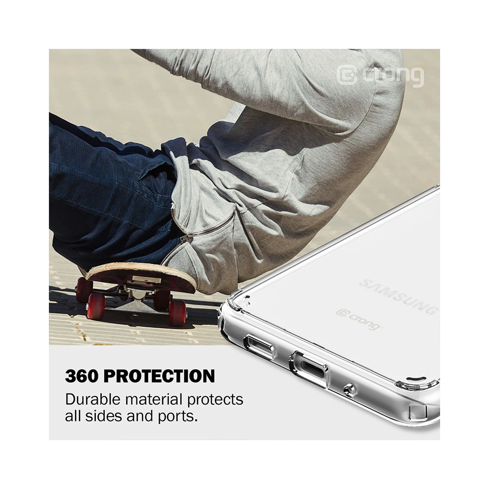 Hurtownia GSM - Case Crong Crystal Shield Cover Samsung Galaxy S20 (transparent) - CRG190 - {ean13} - Hurt