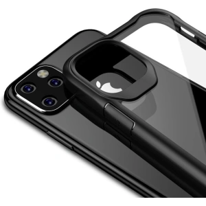Hurtownia GSM - Sada pouzdra + sklo Crong Hybrid Clear Cover Apple iPhone 11 Pro (černá) - CRG193 - {ean13} - Hurt