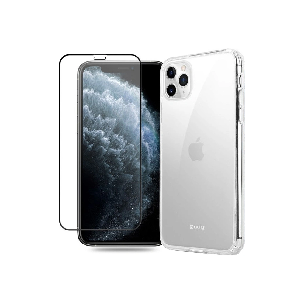 Wholesale Crong Crystal Shield Cover Case + Glass Apple iPhone 11 Pro (clear) - CRG194 - {ean13} - Hurt