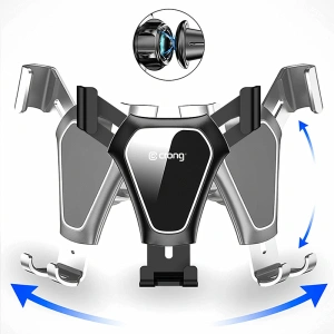 Hurtownia GSM - Auto-Halterung Crong Gravity Auto-Clip für Mobilgeräte von 4,7 - 6,5 Zoll (schwarz) - CRG195 - {ean13} - Hurt
