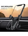 Hurtownia GSM - Auto-Halterung Crong Gravity Auto-Clip für Mobilgeräte von 4,7 - 6,5 Zoll (schwarz) - CRG195 - {ean13} - Hurt