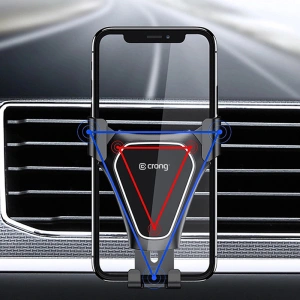 Hurtownia GSM - Auto-Halterung Crong Gravity Auto-Clip für Mobilgeräte von 4,7 - 6,5 Zoll (schwarz) - CRG195 - {ean13} - Hurt