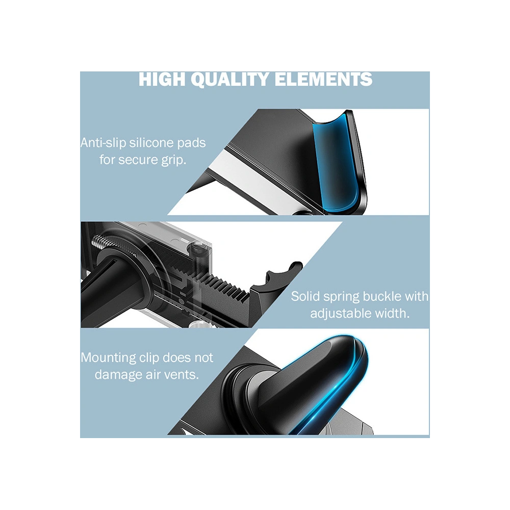 Hurtownia GSM - Autohalter Crong Universal Smart Car Holder 4 - 6,5 Zoll (schwarz) - CRG197 - {ean13} - Hurt