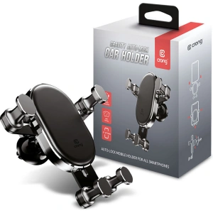Hurtownia GSM - Autós tartó Crong Gravity Auto-Lock Autótartó 4,7 - 6,5 inch (fekete) - CRG198 - {ean13} - Hurt