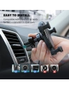 Hurtownia GSM - Autós tartó Crong Gravity Auto-Lock Autótartó 4,7 - 6,5 inch (fekete) - CRG198 - {ean13} - Hurt