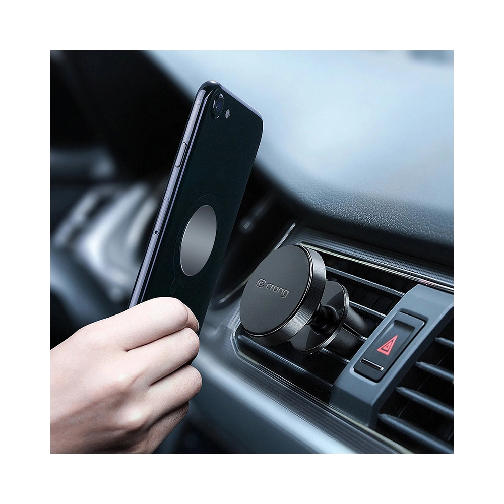 Hurtownia GSM - Magnetický držák do auta Crong Magnetic Smart Car Holder (černý) - CRG199 - {ean13} - Hurt
