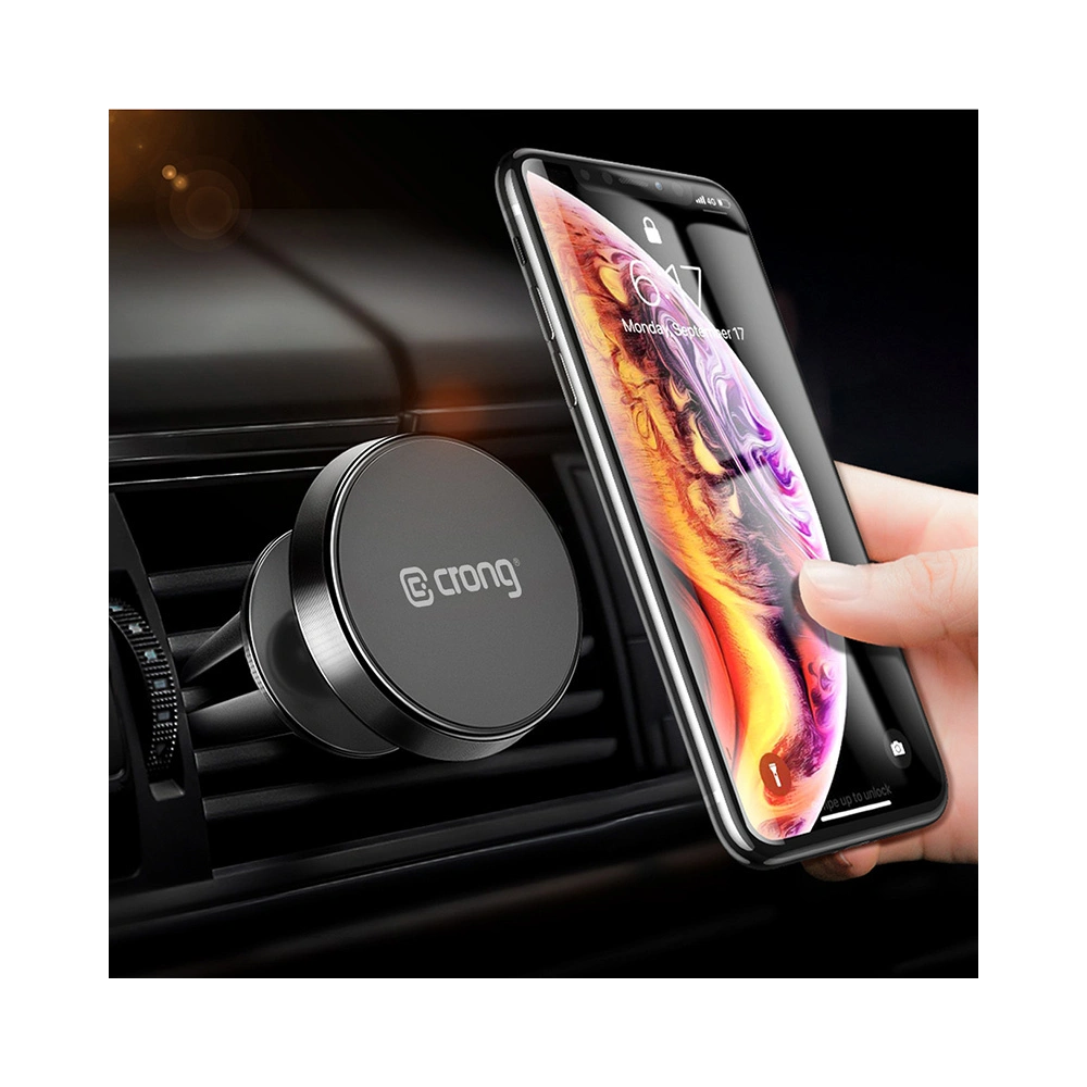 Hurtownia GSM - Magnetický držák do auta Crong Magnetic Smart Car Holder (černý) - CRG199 - {ean13} - Hurt