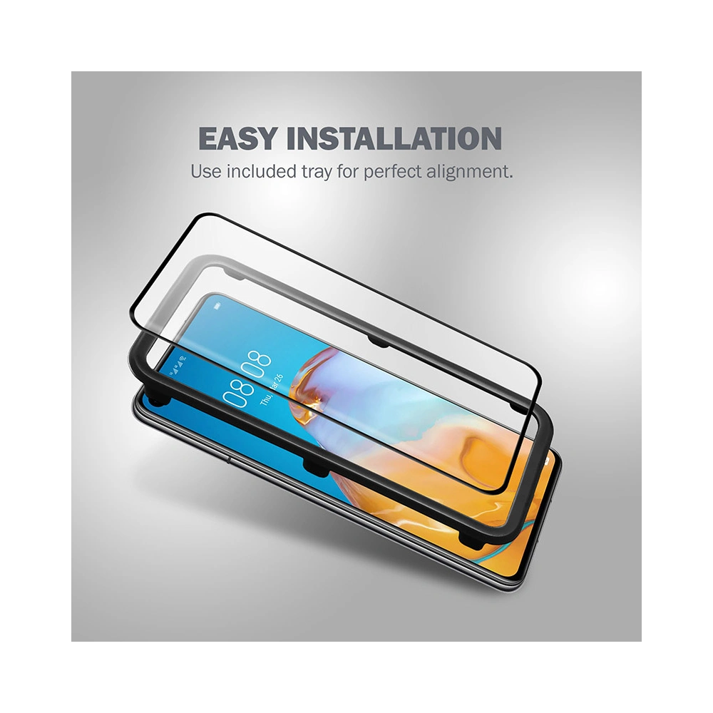Hurtownia GSM - Gehärtetes Glas Crong 3D Armour Glass Huawei P40 + Installationsrahmen - CRG200 - {ean13} - Hurt
