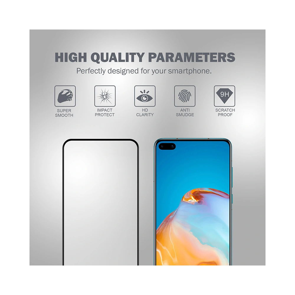 Hurtownia GSM - Edzett üveg Crong 3D Armor Glass Huawei P40 + telepítési keret - CRG200 - {ean13} - Hurt