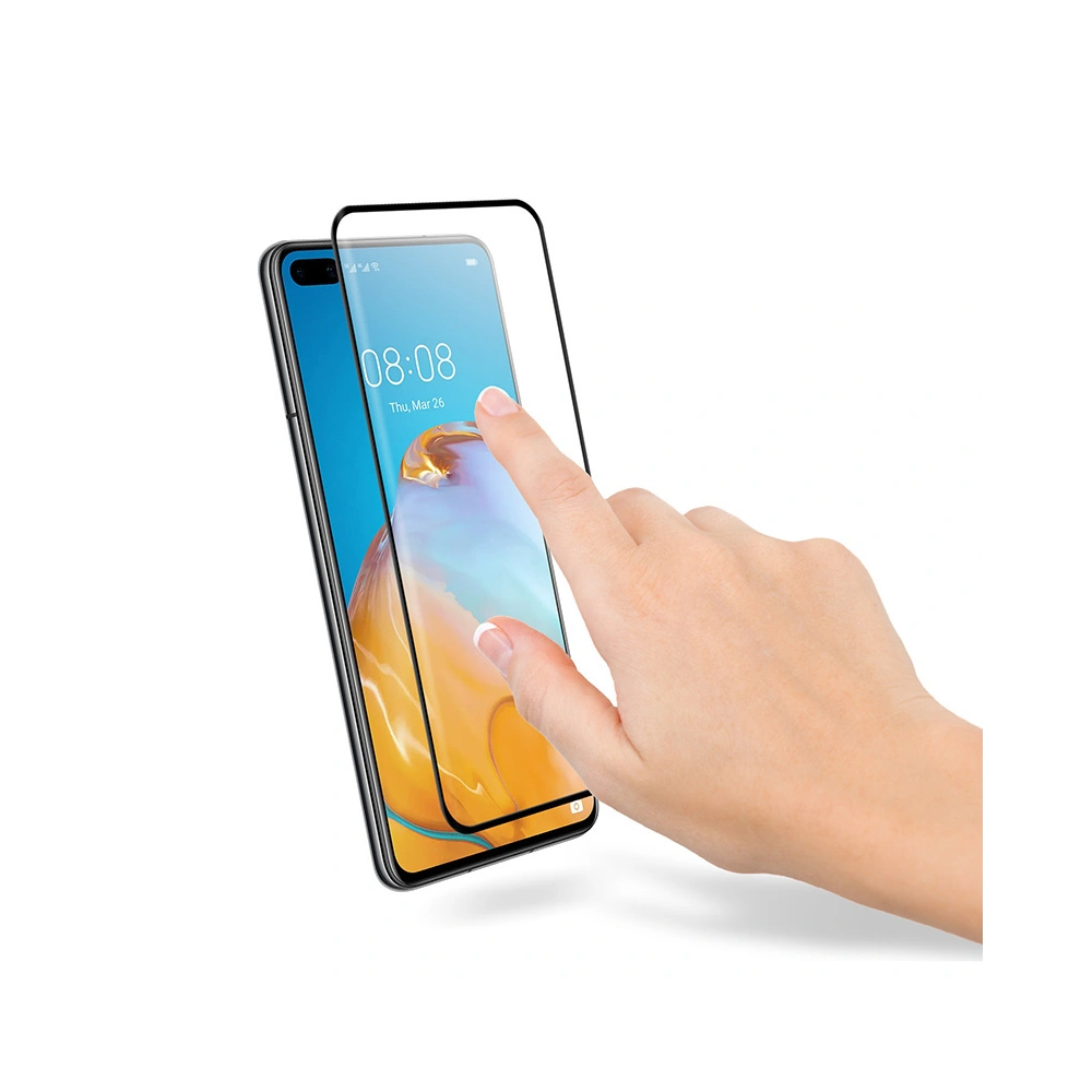 Hurtownia GSM - Edzett üveg Crong 3D Armor Glass Huawei P40 + telepítési keret - CRG200 - {ean13} - Hurt