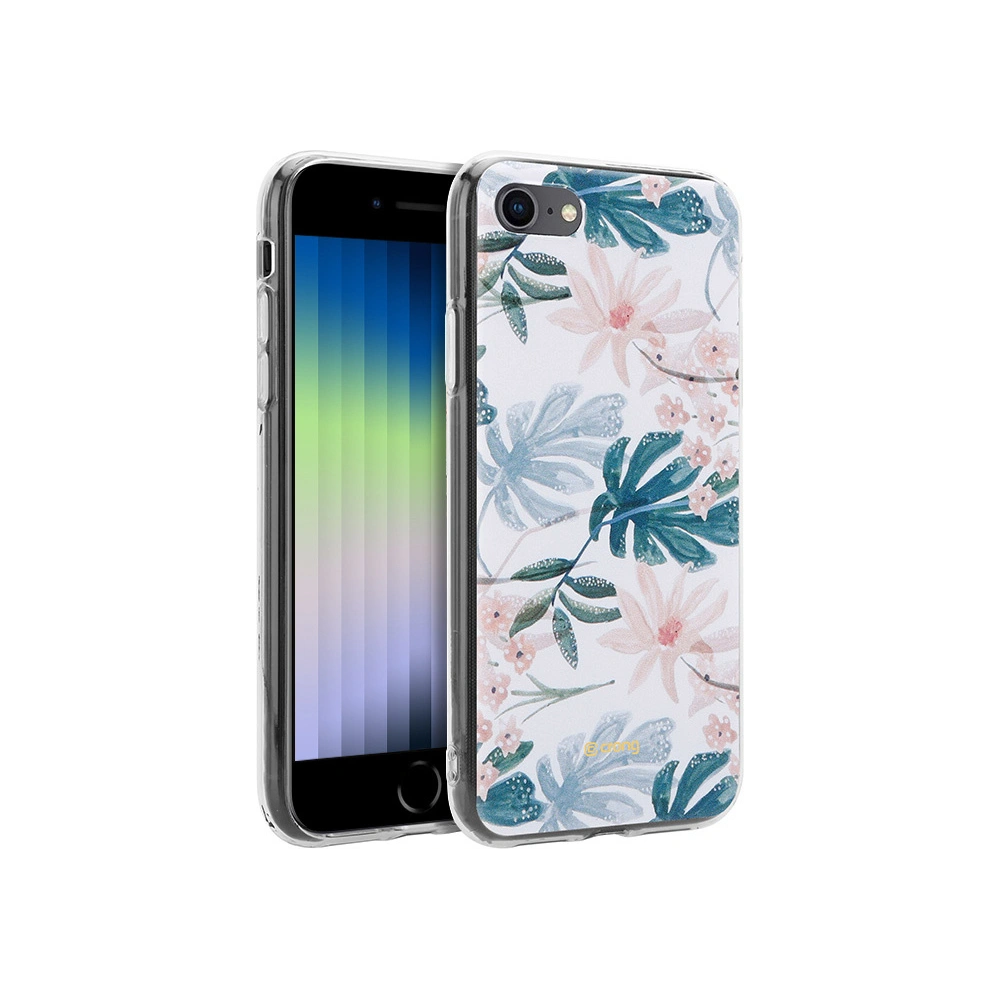 Hurtownia GSM - Etui Crong Flower Case Apple iPhone SE 2022/SE 2020/8/7 (mintázat 01) - CRG204 - {ean13} - Hurt