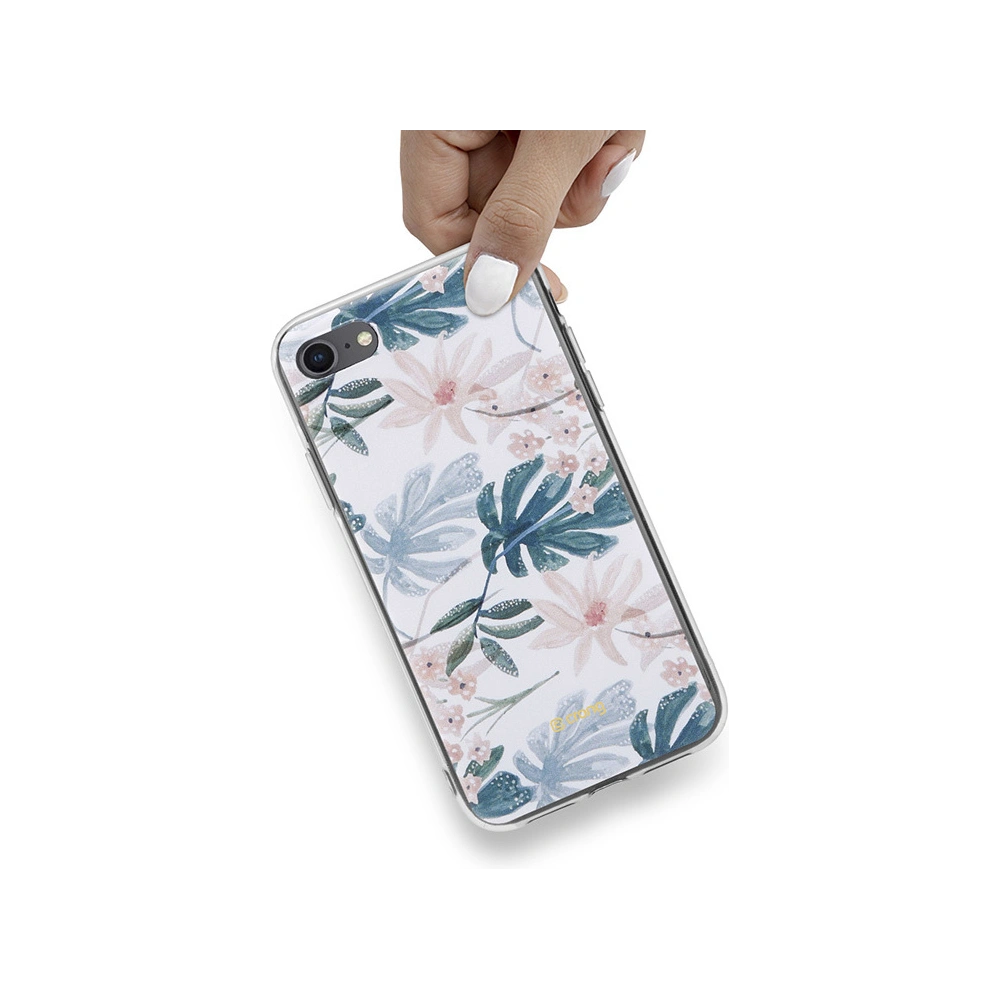 Hurtownia GSM - Etui Crong Flower Case Apple iPhone SE 2022/SE 2020/8/7 (mintázat 01) - CRG204 - {ean13} - Hurt