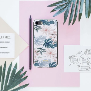 Hurtownia GSM - Etui Crong Flower Case Apple iPhone SE 2022/SE 2020/8/7 (mintázat 01) - CRG204 - {ean13} - Hurt