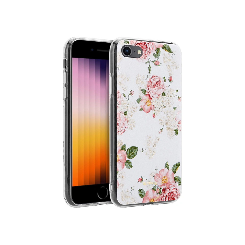 Hurtownia GSM - Etui Crong Flower Case Apple iPhone SE 2022/SE 2020/8/7 (mintázat 02) - CRG205 - {ean13} - Hurt
