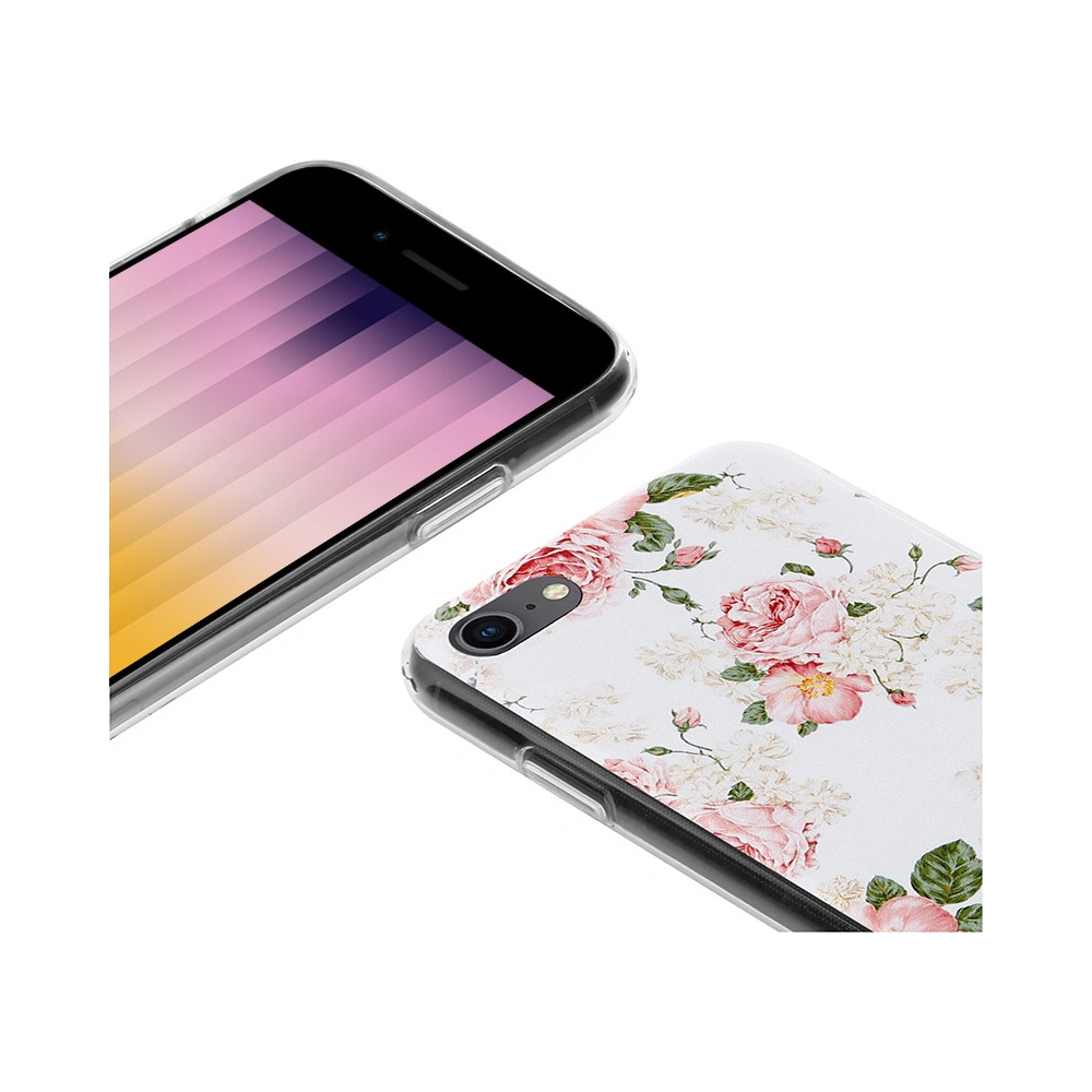 Hurtownia GSM - Etui Crong Flower Case Apple iPhone SE 2022/SE 2020/8/7 (mintázat 02) - CRG205 - {ean13} - Hurt