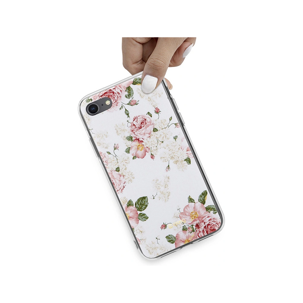 Hurtownia GSM - Etui Crong Flower Case Apple iPhone SE 2022/SE 2020/8/7 (mintázat 02) - CRG205 - {ean13} - Hurt