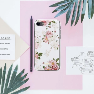 Hurtownia GSM - Etui Crong Flower Case Apple iPhone SE 2022/SE 2020/8/7 (mintázat 02) - CRG205 - {ean13} - Hurt