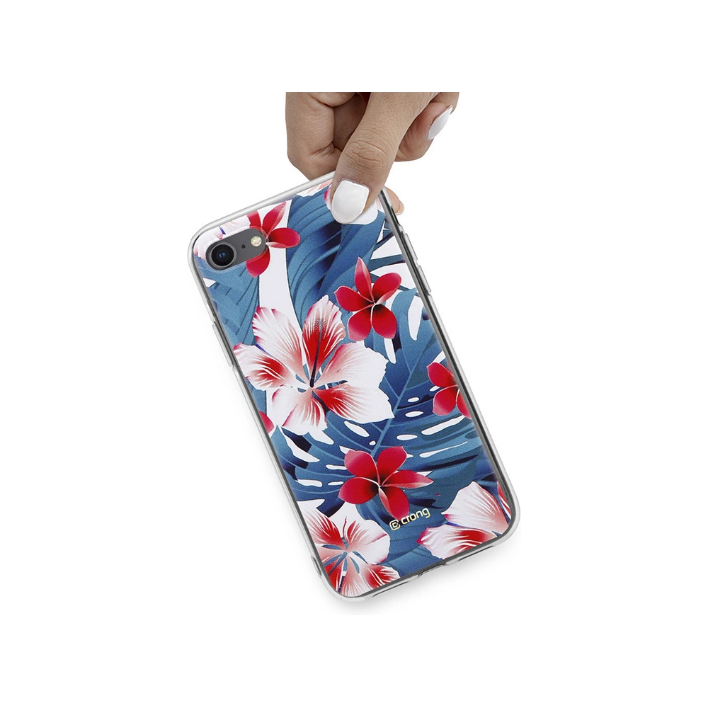 Hurtownia GSM - Etui Crong Flower Case Apple iPhone SE 2022/SE 2020/8/7 (vzor 03) - CRG206 - {ean13} - Hurt