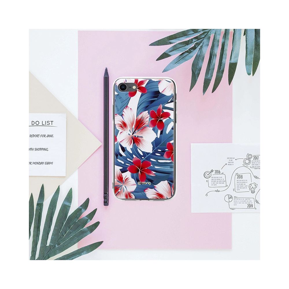 Hurtownia GSM - Etui Crong Flower Case Apple iPhone SE 2022/SE 2020/8/7 (minta 03) - CRG206 - {ean13} - Hurt
