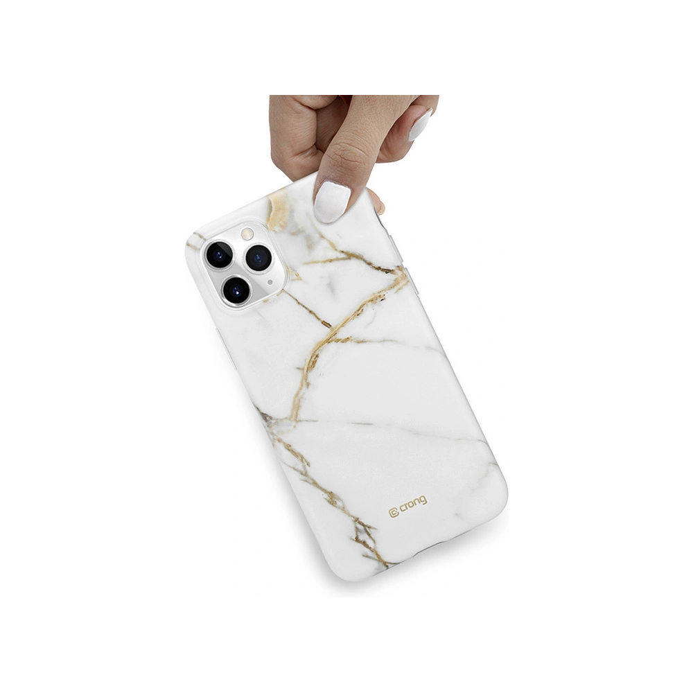 Hurtownia GSM - Case Crong Marble Case Apple iPhone 11 Pro (weiß) - CRG210 - {ean13} - Hurt