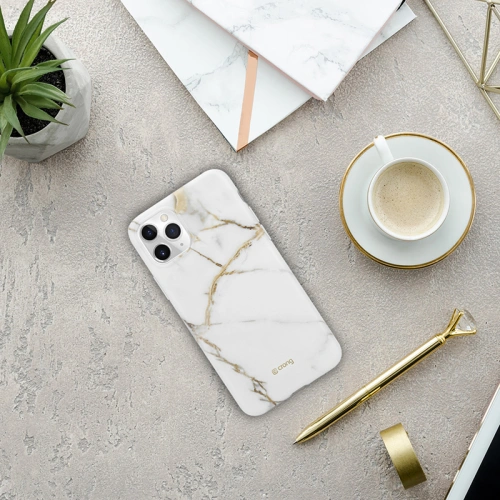 Etui Crong Marble Case Apple iPhone 11 Pro (biały)
