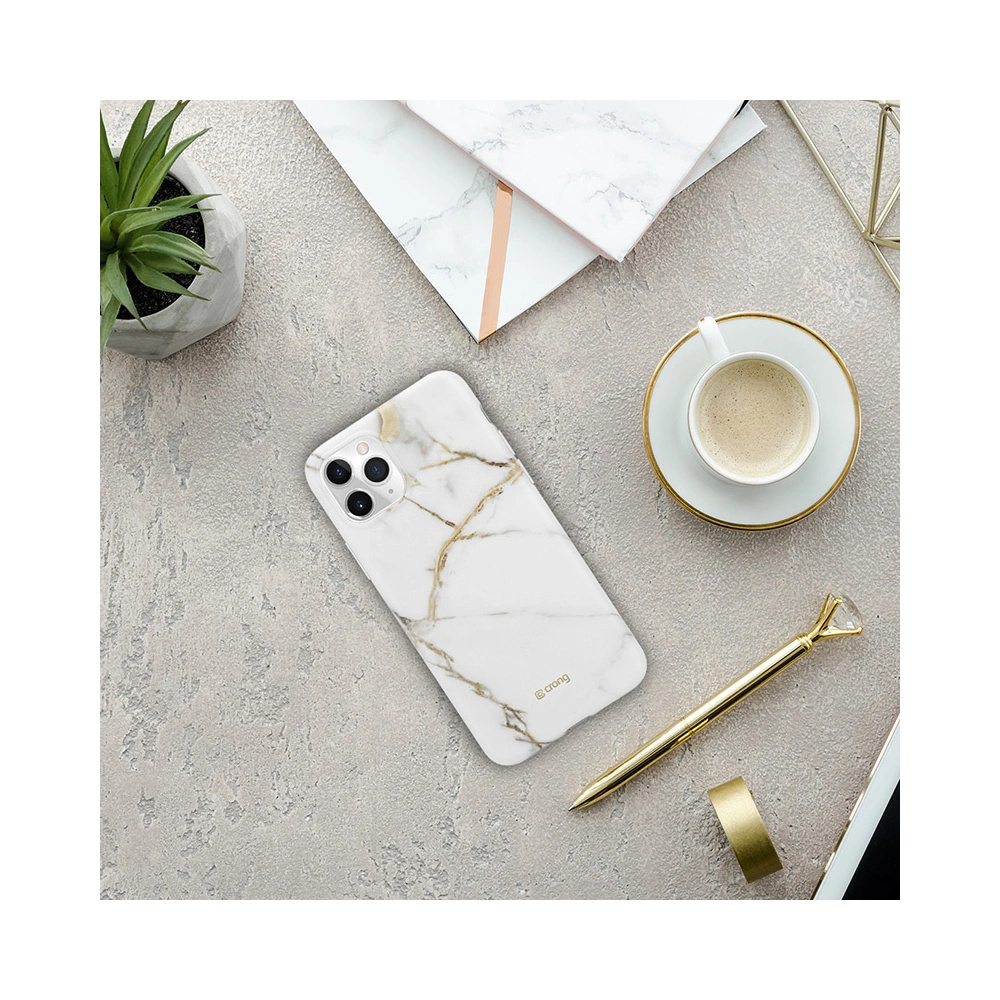 Hurtownia GSM - Case Crong Marble Case Apple iPhone 11 Pro (weiß) - CRG210 - {ean13} - Hurt