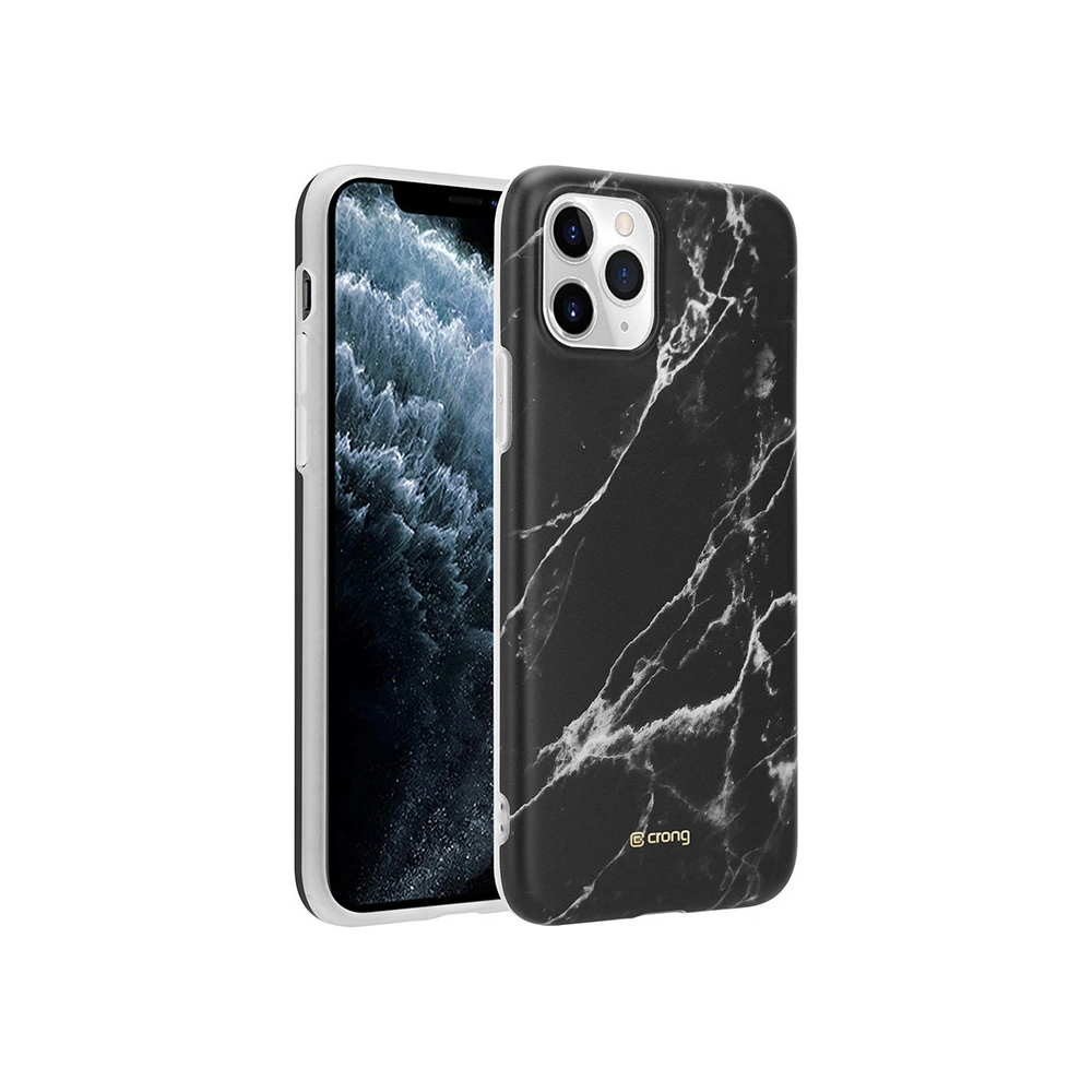 Hurtownia GSM - Etui Crong Marble Case Apple iPhone 11 Pro (fekete) - CRG211 - {ean13} - Hurt