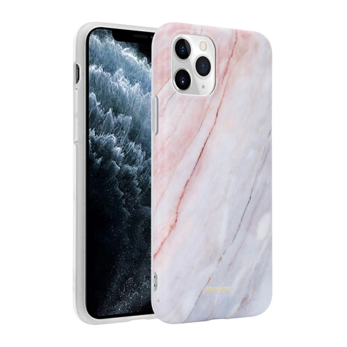 Etui Crong Marble Case Apple iPhone 11 Pro (różowy)