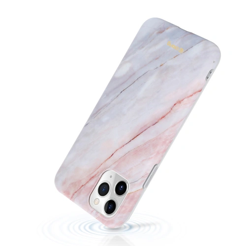 Etui Crong Marble Case Apple iPhone 11 Pro (różowy)