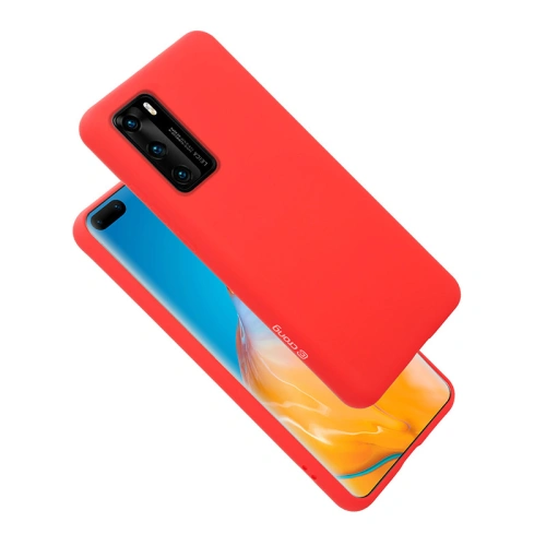 Etui Crong Color Cover Huawei P40 (czerwony)
