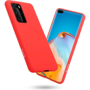 Hurtownia GSM - Etui Crong Color Cover Huawei P40 Pro (červený) - CRG218 - {ean13} - Hurt