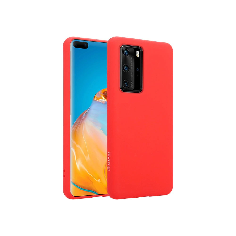 Hurtownia GSM - Etui Crong Color Cover Huawei P40 Pro (červený) - CRG218 - {ean13} - Hurt