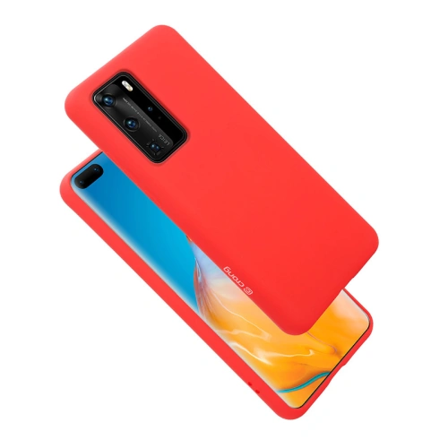Etui Crong Color Cover Huawei P40 Pro (czerwony)