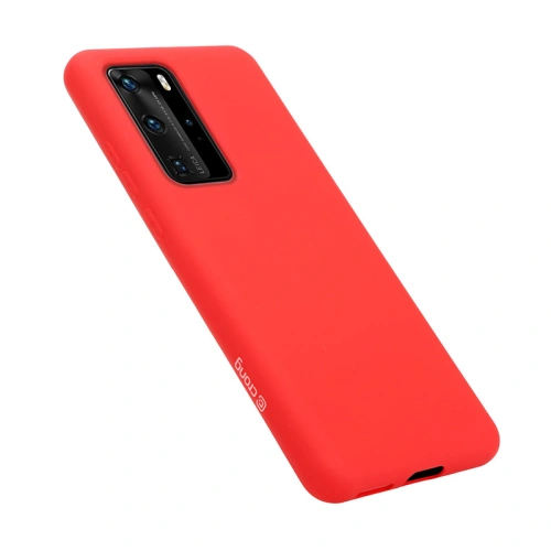 Etui Crong Color Cover Huawei P40 Pro (czerwony)