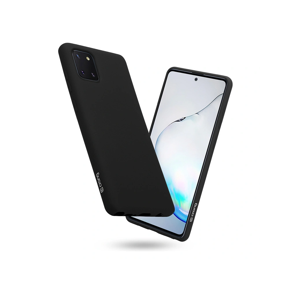 Hurtownia GSM - Etui Crong színes borító Samsung Galaxy Note 10 Lite (fekete) - CRG220 - {ean13} - Hurt
