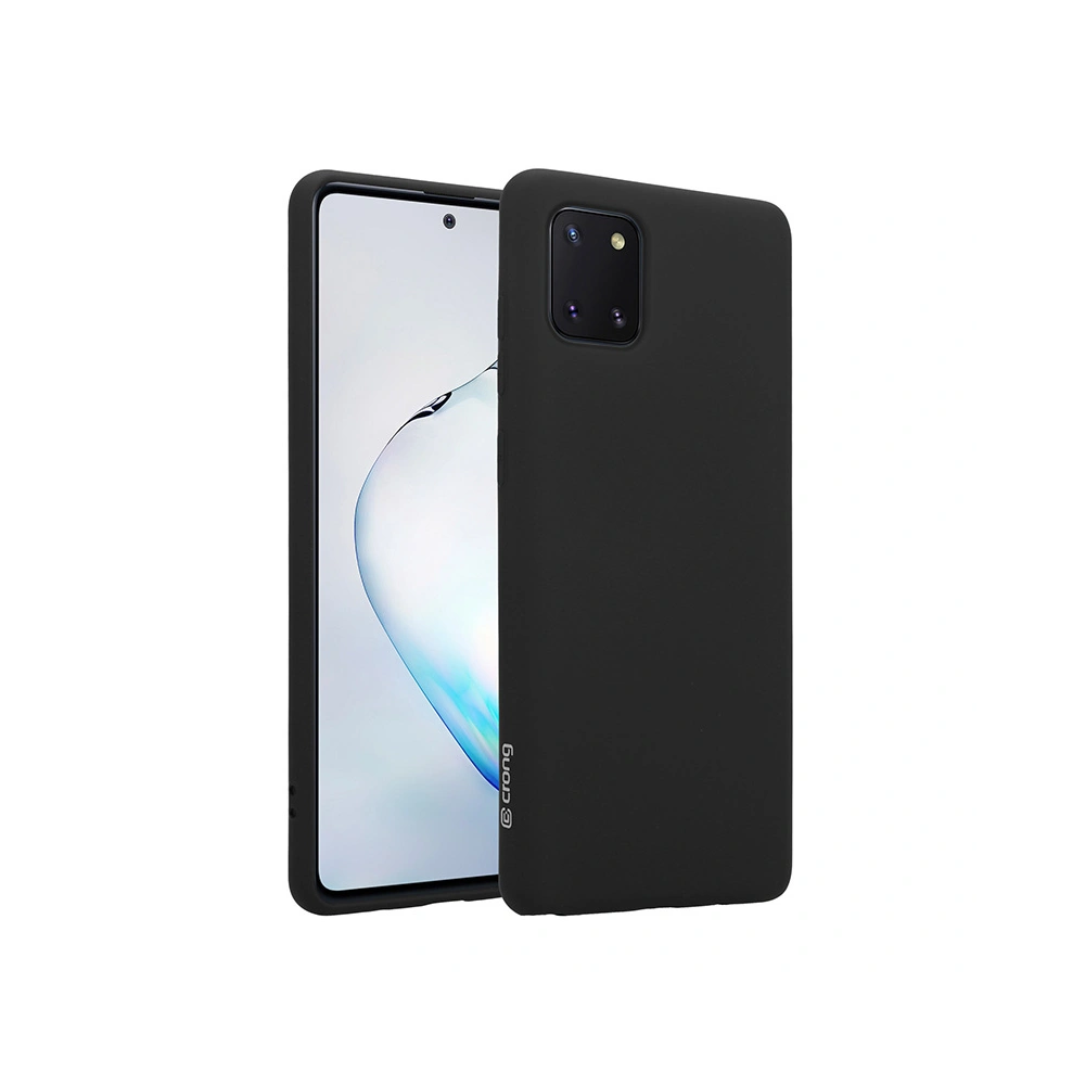 Hurtownia GSM - Etui Crong színes borító Samsung Galaxy Note 10 Lite (fekete) - CRG220 - {ean13} - Hurt