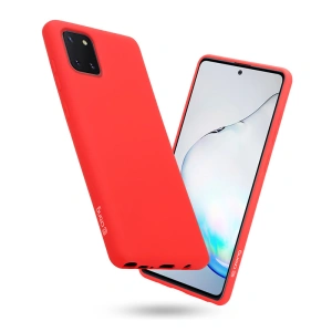 Hurtownia GSM - Etui Crong színes borító Samsung Galaxy Note 10 Lite (piros) - CRG221 - {ean13} - Hurt