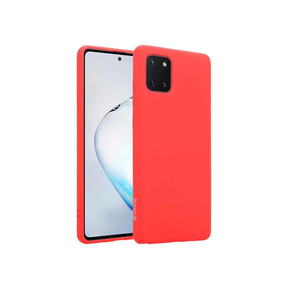 Hurtownia GSM - Etui Crong színes borító Samsung Galaxy Note 10 Lite (piros) - CRG221 - {ean13} - Hurt