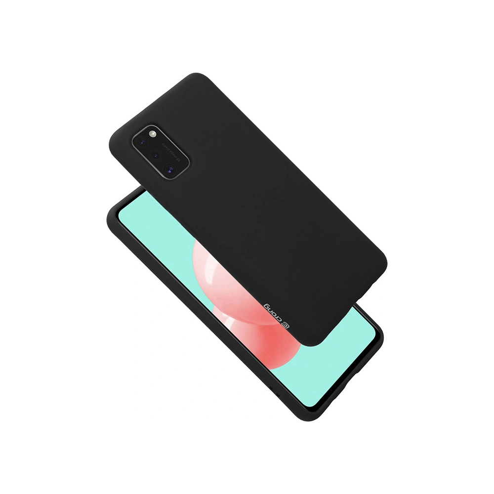Hurtownia GSM - Etui Crong Színes Borító Samsung Galaxy A41 (fekete) - CRG222 - {ean13} - Hurt